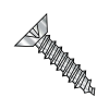 Flat - Phillips - Undercut - Type A - Self Tapping Screws - 410 Stainless