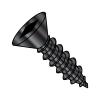 Flat - Square Recess - Type A - Self Tapping Screws - Black Oxide