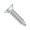 Flat - Square Recess - Undercut - Type A - Self Tapping Screws - Zinc