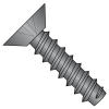 Flat - Undercut - Phillips - Type B - Self Tapping Screws - Black Zinc