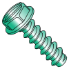 Hex Washer - Slotted - Type B - Self Tapping Screws - Zinc Green