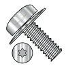 6 Lobe - Pan - Conical Washer - SEMs - 18-8 Stainless Screw - 410 Stainless Washer