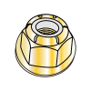 DIN 6926 - Nylon Insert Flange Nuts - Class 8 - Zinc Yellow