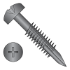 Pan - Phillips with #7 Head & Type-17 Point - Face Framing Screws - Fine Thread - Black Oxide