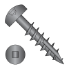 Pan - Square Recess with #7 Head & Type-17 Point - Face Framing Screws - Coarse Thread - Black Oxide