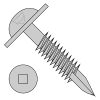 Round Washer - Square Recess - Type 17 Point - Pocket Hole - Face Framing Screws - Fine Thread - Plain