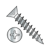 Flat - Phillips - Deep Thread Wood Screws - Zinc