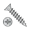 Flat - Phillips - Deep Thread Wood Screws - Full Thread - 410 Stainless