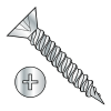 Flat - Phillips - Hing Screws - Twinfast Fine Thread - Zinc