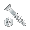 Flat - Phillips - Deep Thread Wood Screws - Partially Threaded - Zinc