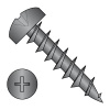 Pan - Phillips - Deep Thread Wood Screws - Black Oxide