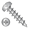 Phillips - Pan - Deep Thread Wood Screws - Nickel