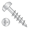 Pan - Phillips - Deep Thread Wood Screws - Partial Thread - Zinc