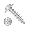 Phillips - Round Washer - Deep Thread Wood Screws - Type 17 Pt. - Nickel
