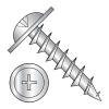 Large Round Washer - Phillips - Deep Thread Wood Screws - Zinc
