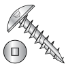 Truss - Square Recess - #17 Point - Deep Thread Wood Screws - Zinc