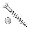Six-Lobe - Flat Head w/ Nibs - Deck Screws - #17 Point - Partial Thread - High Corrosion Resistance - Zinc