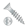 Flat - Square - Phillips - Combo Recess - Deep Thread Wood Screws - Partial Thread - Zinc