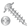 Router Washer - Square / Phillips Combo Recess - Deep Thread Wood Screws - Zinc