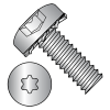 Pan - 6 Lobe - External Tooth - SEMS Machine Screws - 18-8 / 410 Stainless