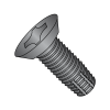 Flat - Undercut - Phillips - Type F - Thread Cutting Screws - 18-8 Stainless / Black Oxide