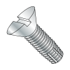 Flat - Slotted - Type F - Thread Cutting Screws - Zinc
