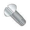 Round - Slotted - Type F - Thread Cutting Screws - Zinc