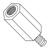 1/4" Hex Male-Female - Standoffs - Nylon