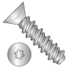 Six-Lobe - Flat - High Low - Self Tapping Screws - Zinc