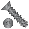Six-Lobe - Flat - High-Low - Self Tapping Screws - Black Oxide