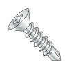 Flat - Phillips - Self Drilling Screws - Zinc
