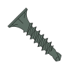 Wafer - Phillips - Self Drilling Screws - Spaced Thread - Green Ceramic 