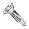 Flat - Phillips - Self Drilling Screws - Machine Screw Threads - Zinc