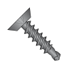 Flat - Phillips - Undercut - Self Drilling Screws - Black Zinc