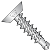 82 Flat Undercut - Square Recess - Self Drilling Screws - 18-8 Stainless