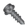Hex Washer - Slotted - Self Drilling Screws - Black Oxide
