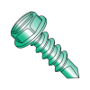 Hex Washer - Slotted - Self Drilling Screws - Zinc Green