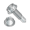 Serrated - Hex Washer - Slotted - Zinc