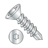 Flat - Six-Lobe - Self Drilling Screws - Zinc