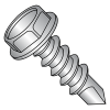 Unslotted -Hex Washer - Self Drilling Screws - #2 Point - Silver Ruspert