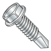 Hex Washer - Unslotted - Self Drilling Screws - Machine Threads  - Zinc