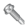 Hex Washer - Unslotted - Self Drilling Screws - Machine Threads  - 410 Stainless