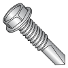 Unslotted - Hex Washer - Self Drilling Screws - #4 Pt. - Silver Ruspert