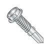 #4 Point - Hex Washer - Unslotted w/ Wings - Self Drilling Screws - Zinc