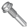 Unslotted - Hex Washer - Self Drilling Screws - #5 Pt. - Silver Ruspert