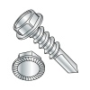 #4 Point - Serrated Hex Washer - Unslotted - Self Drilling Screw - Zinc