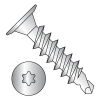 Wafer - Six-Lobe - Self Drilling Screws w/ Spaced Threads - 18-8 Stainless