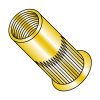 Blind Threaded Inserts - Small Head Ribbed - Zinc Yellow (Metric)