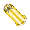 Blind Threaded Inserts - Round Body - Steel Zinc Yellow