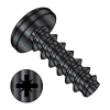 Pan - Pozi - Generic Alternatives to Plastite® / Plas-Fix® 45 Thread Rolling Screws* - Black Oxide